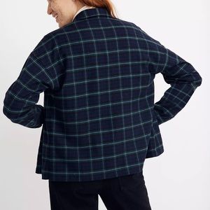 Madewell flannel bromley shirt in bryanston plaid